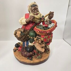 Vintage Three Hands Corp Santa with Toys Resin Imagine Label 99 – 5